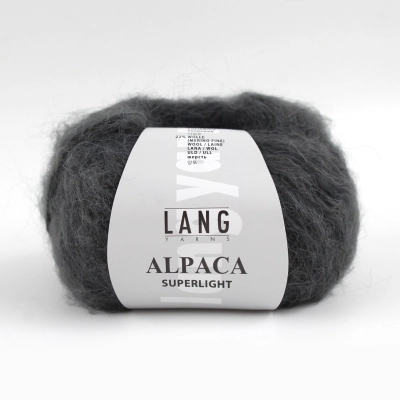 Пряжа Lang Yarns Alpaca Superlight (0070, Графит)