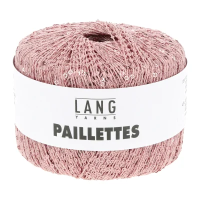 Пряжа Lang Paillettes (39.0009, Нежная пудра)