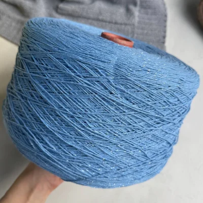 Бобина AMORE (90% хлопок, 4% сияние, 6% ПА), 240 м. (9928, Голубой лед)