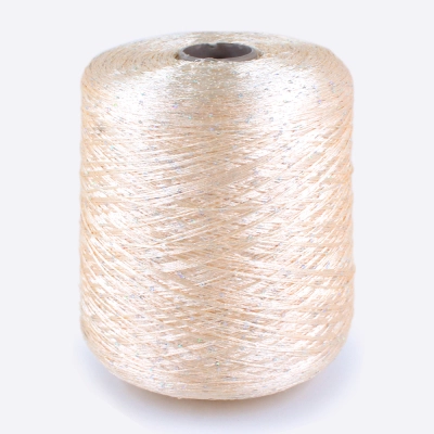 Бобина пайетки Sequin 800 м. (HMX 0112, Крем Серебро)