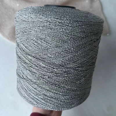 Бобина Pasha Papasha (42% хлопок, 20% лен, 24% Пл, 14% Па), 240 м. (10125, Стальной волк)