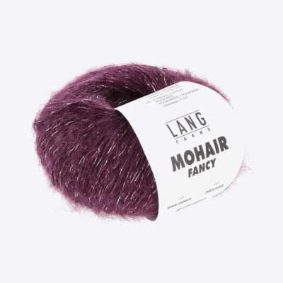 Пряжа Lang Yarns Mohair Fancy (989.0064, Винный)