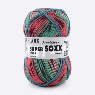 Пряжа Lang Yarns Super Soxx Color 4-Fach (269, Смузи с чиа)
