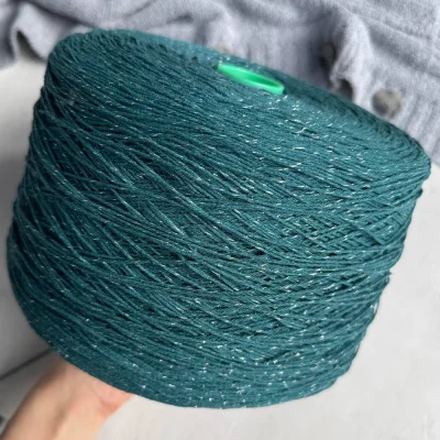 Бобина AMORE (90% хлопок, 4% сияние, 6% ПА), 240 м. (9963, Изумруд)