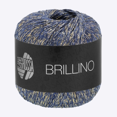 Пряжа Lana Grossa Brillino (60641, 035 Золотая ночь)