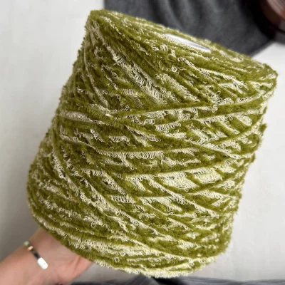 Бобина Octopus by Mr.Joe (44% меринос, 41% хлопок Мако, 15% Па), 190 м. (2136, Олива в молоке)