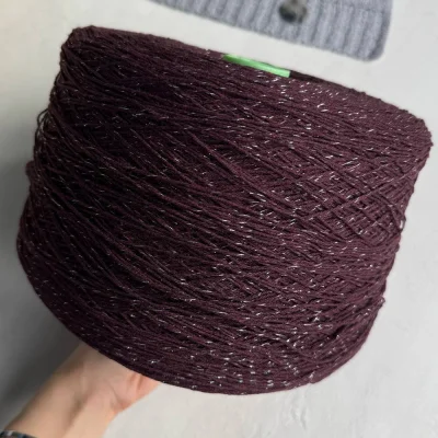 Бобина AMORE (90% хлопок, 4% сияние, 6% ПА), 240 м. (9910, Сангрия)