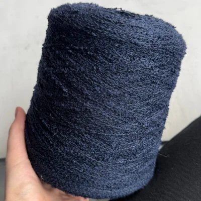 Бобина букле Wool Flam (93% меринос, 7% Па), 300 м. (8116, Олины джинсы)