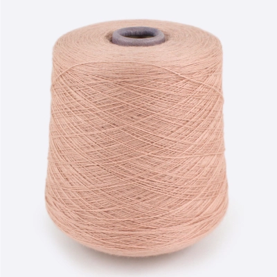 Бобина меринос, CASHWOOL Zegna Baruffa 2/30 (100% меринос), 1500 м. (028575, Пудровый нюд)