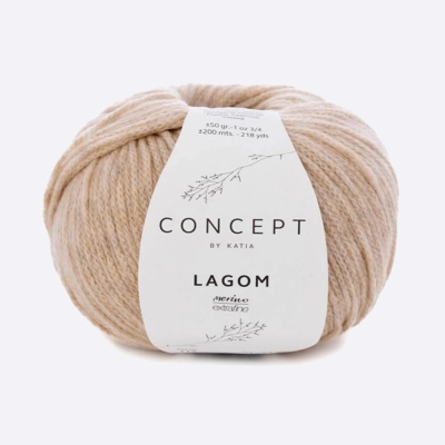 Пряжа Katia Lagom (1107.115, Бежевый)