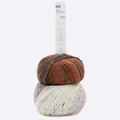 Пряжа Katia Knit Ensemble (1222.402, Вишневая охра)