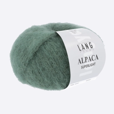 Пряжа Lang Yarns Alpaca Superlight (0093, Малахит)