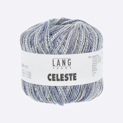 Пряжа Lang Celeste (1110.0021, Голубой Мартини)