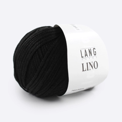 Пряжа Lang Lino (784.0004, Черный)
