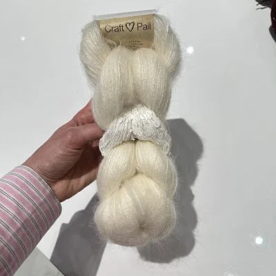 Косичка кидмохер на шелке Craft ❤ Pail (Пина колада)