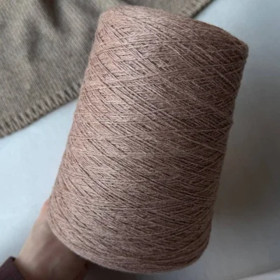 Бобина Coarshear by Loro Piana (100% кашемир), 550 м. (346815, Пудровый раф)