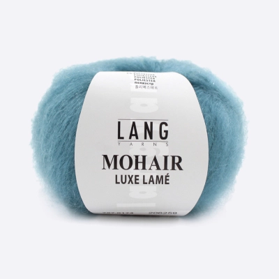 Пряжа Lang Mohair Luxe Lame (797.0174, Петрольная мята)