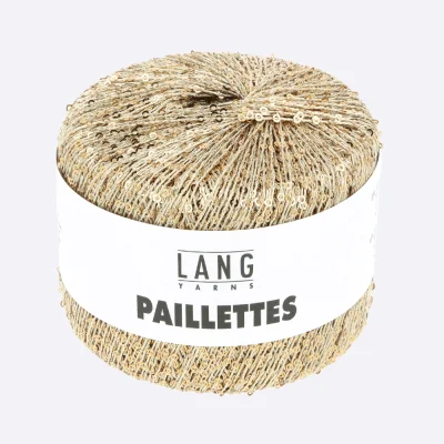 Пряжа Lang Paillettes (39.0096, Молоко золотой коровы)