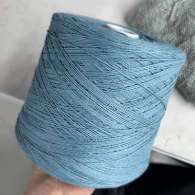 Бобина Cotolino (60% лен, 40% хлопок) 340 м. (6135, Вареный джинс)