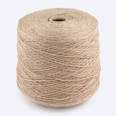 Бобина Woolino 3/15 (30% лен, 30% меринос, 25% хлопок, 15% Па), 500 м. (3219, Нюд)