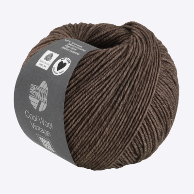 Пряжа Lana Grossa Cool Wool Vintage (64105, 7384 Макадамия)