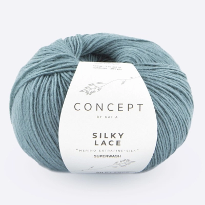 Пряжа Katia Silky Lace (185, Морской бриз)