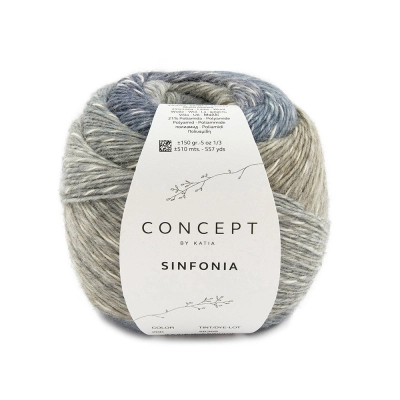 Пряжа Katia Sinfonia (1278.200, Горный родник)