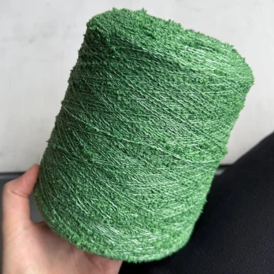 Бобина букле Wool Flam (93% меринос, 7% Па), 300 м. (1016, Сочная травка)