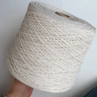 Бобина Bourette Silk '26 (100% буретный шелк) (600, Холодное молоко, 375 м)