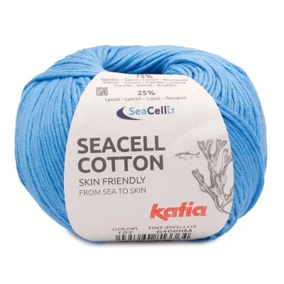 Пряжа Katia Seacell-Cotton (1178.127, Лайт скай)
