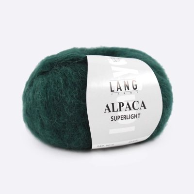 Пряжа Lang Yarns Alpaca Superlight (0018, Изумруд)