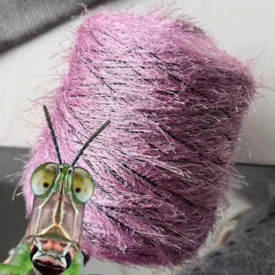 Бобина SAUVAGE (68% вискоза, 19% Пэ, 13% Па), 145 м. (442, Зебрана Роуз)