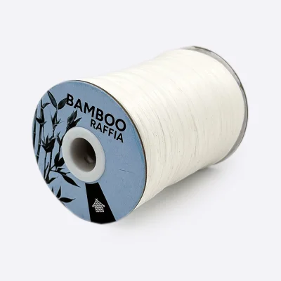 Рафия Bamboo Raffia (МТ 001, Белый лотос)
