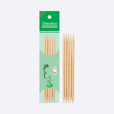 Спицы чулочные бамбуковые Chiaogoo, 20 см (3,25 мм, 1017-3)