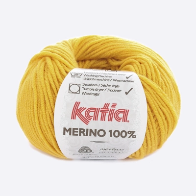Пряжа Katia Merino 100% (449.63, Канареечный)