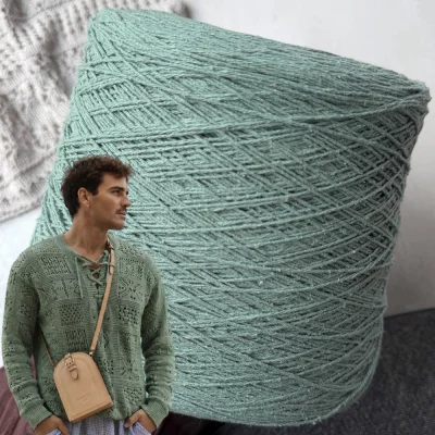 Бобина Bourette Silk '26 (100% буретный шелк) (14757, Шалфей)