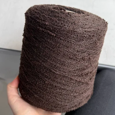 Бобина букле Wool Flam (93% меринос, 7% Па), 300 м. (4056, Ганаш)