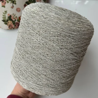 Бобина Pasha Papasha (42% хлопок, 20% лен, 24% Пл, 14% Па), 240 м. (35377, Олово)