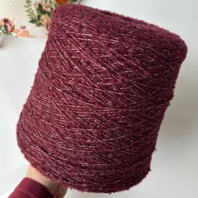 Бобина Cindy by Lanifico del Olivio (26% меринос экстрафайн, 26% беби альпака, 38% хлопок, 10% кашемир), 320 м. (1804, Блад)