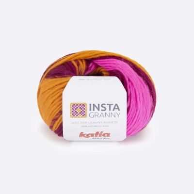 Пряжа Katia Instagranny (1322.106, Закат фуксии)