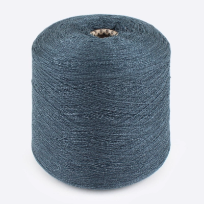 Бобина Cash/Seta 2/26 Biagioli Modesto (50% кашемир, 50% шелк), 1300 м. (309905, Сизый меланж)