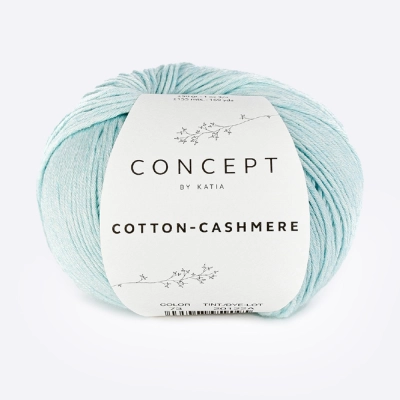 Пряжа Katia Cotton-Cashmere (73, Небесный)