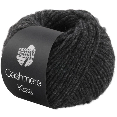 Пряжа Lana Grossa Cashmere Kiss (63601, 107 Мистер Грей)