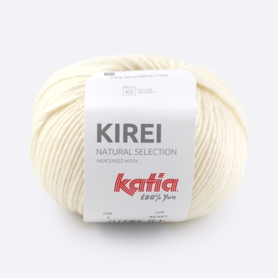 Пряжа Katia Kirei (1262.3, Сливочный)
