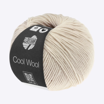 Пряжа Lana Grossa Cool Wool (10198, 590 Топленое молоко)