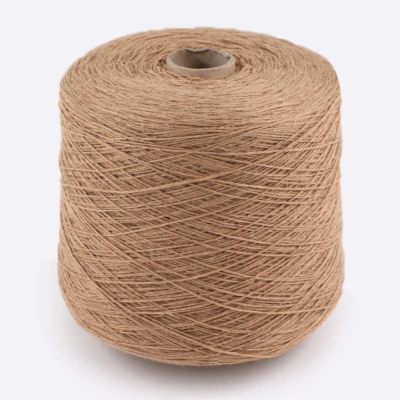 Бобина Woolino 3/15 (30% лен, 30% меринос, 25% хлопок, 15% Па), 500 м. (3220, Имбирное печенье)