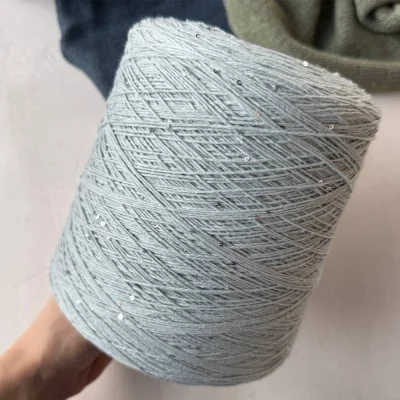 Бобина Cashmere Shine by Loro Piana (97% кашемир, 3% пайетки), 320 м. (1137, Бали)