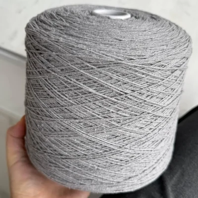 Бобина Bourette Royalsilk NEW (100% буретный шелк), 330 м. (W059 Dallas, Сталь)