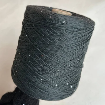 Бобина Cashmere Shine by Loro Piana (97% кашемир, 3% пайетки), 320 м. (81875, Ноябрьские травы)