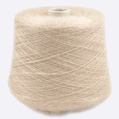 Бобина Star Kidsilk by WoolDom (70% кидмохер, 30% шелк), 850 м. (0197, Panna)